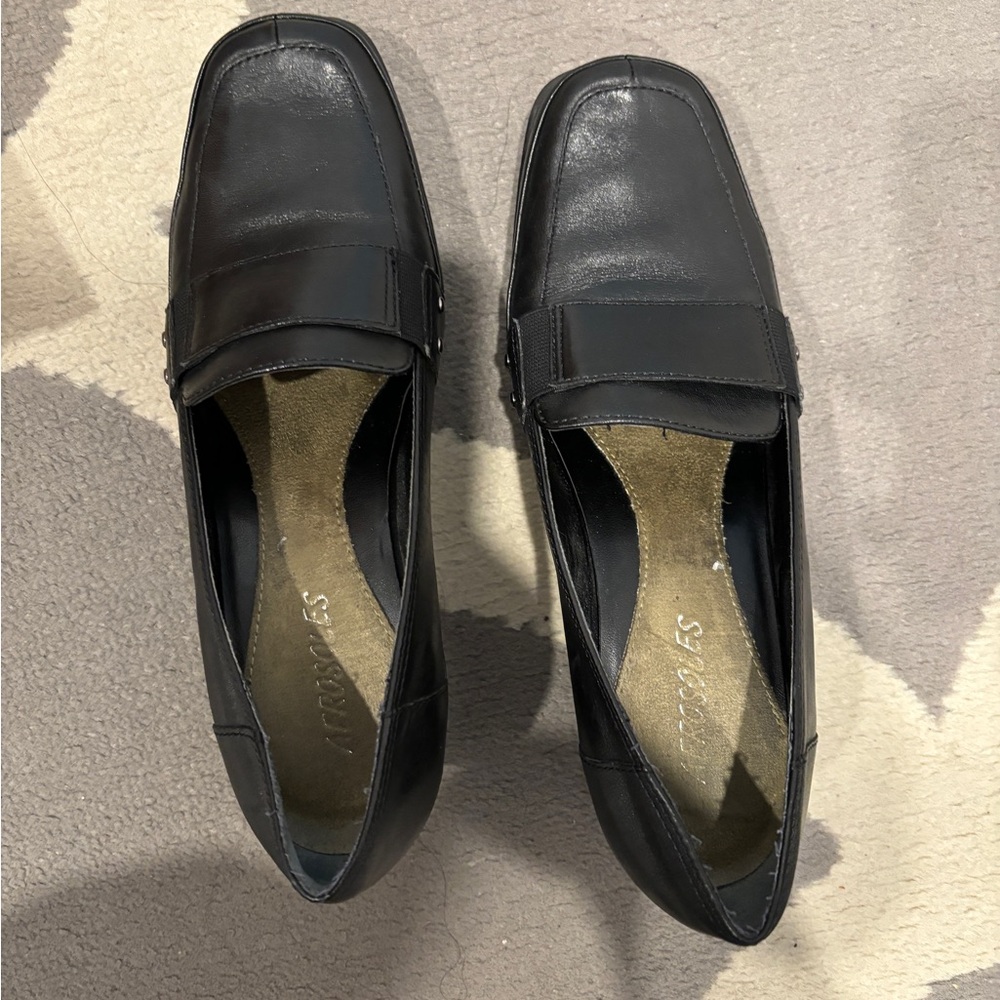 Black Slip-On Loafers